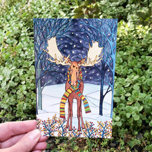 Load image into Gallery viewer, Postcard - Holiday Moose
