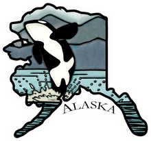 Load image into Gallery viewer, STK-ORCA: Alaska State Orca
