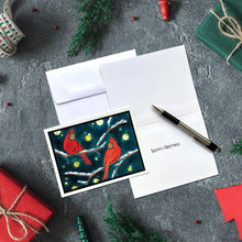 Load image into Gallery viewer, BX227 Cardinals - Packaged Holiday Cards
