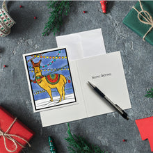 Load image into Gallery viewer, BX226 Holiday Llama - Packaged Holiday Cards
