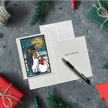 Load image into Gallery viewer, BX224 Penguins - Packaged Holiday Cards
