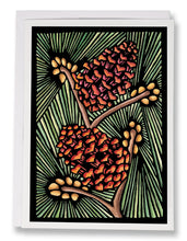 Load image into Gallery viewer, BX456 Pinecones - Packaged Holiday Cards
