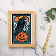 Load image into Gallery viewer, SA447: Raven with Pumpkin - Pack of 6
