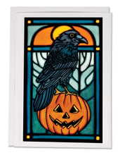 Load image into Gallery viewer, SA447: Raven with Pumpkin - Pack of 6
