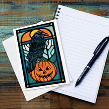 Load image into Gallery viewer, SA447: Raven with Pumpkin - Pack of 6
