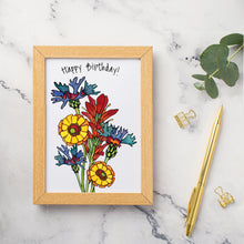 Load image into Gallery viewer, SA463: Happy Birthday Wildflowers - Pack of 6
