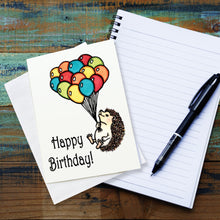 Load image into Gallery viewer, SA464: Happy Birthday Hedgehog Balloons - Pack of 6
