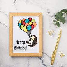 Load image into Gallery viewer, SA464: Happy Birthday Hedgehog Balloons - Pack of 6
