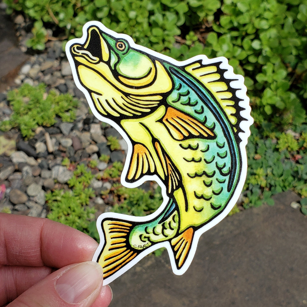 ST442: Walleye Sticker - Pack of 12